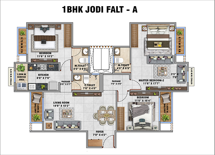 Maximus City Panvel - 2 BHK Home